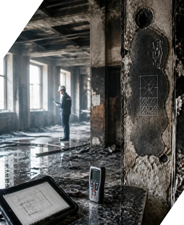 Обследование зданий после пожара в Раменском от 15209 р. | ЭкспертизаРоссия