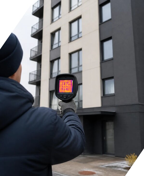 Тепловизионное обследование зданий в Раменском от 5070 р. | ЭкспертизаРоссия