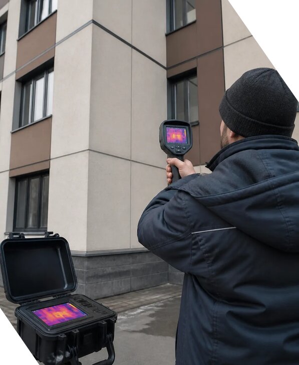 Тепловизионное обследование зданий и сооружений в Раменском